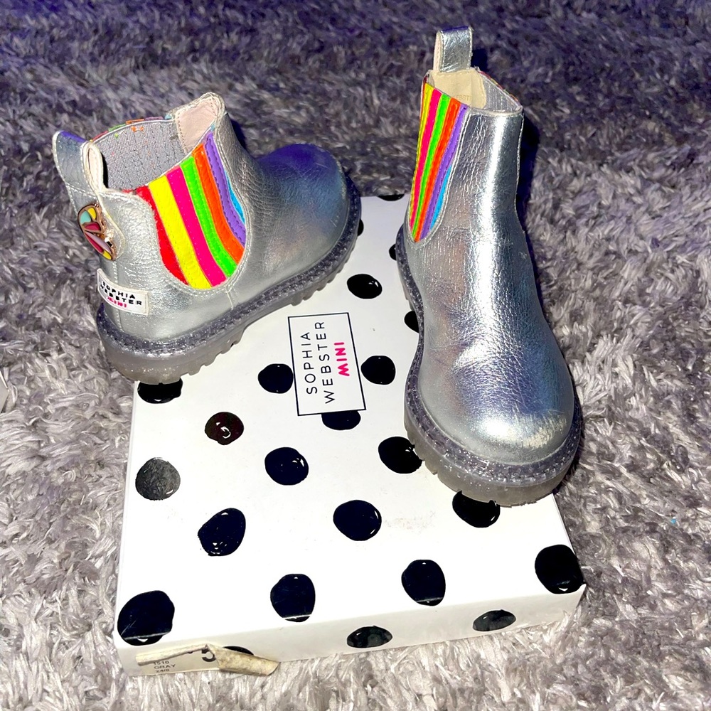 Metallic Sophia Webster Mini (Toddler)  Boots